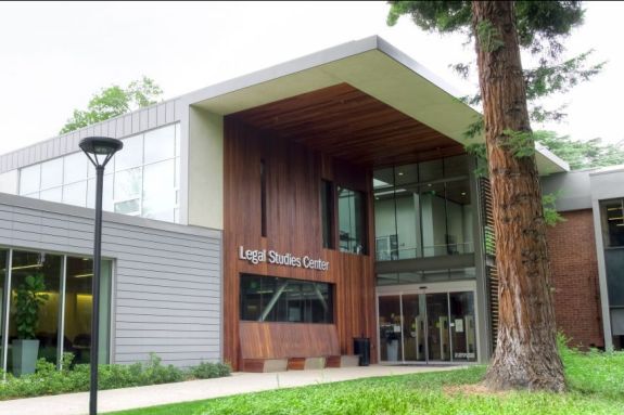 Exterior view of the Legal Studies Center