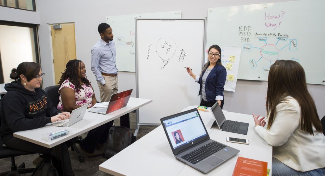 Benerd graduate students in class