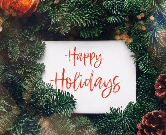 happy holidays from Benerd College